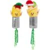 Frisco Holiday Elf Burrito Plush Cat Toy With Catnip, 2 Count