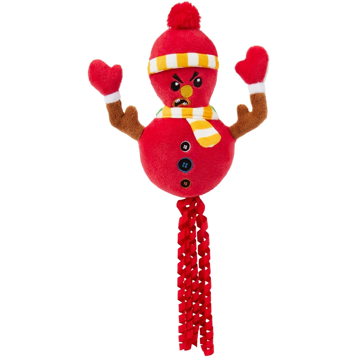 Frisco Naughty Or Nice Snowman Reversible Plush Cat Toy With Catnip - Image 2