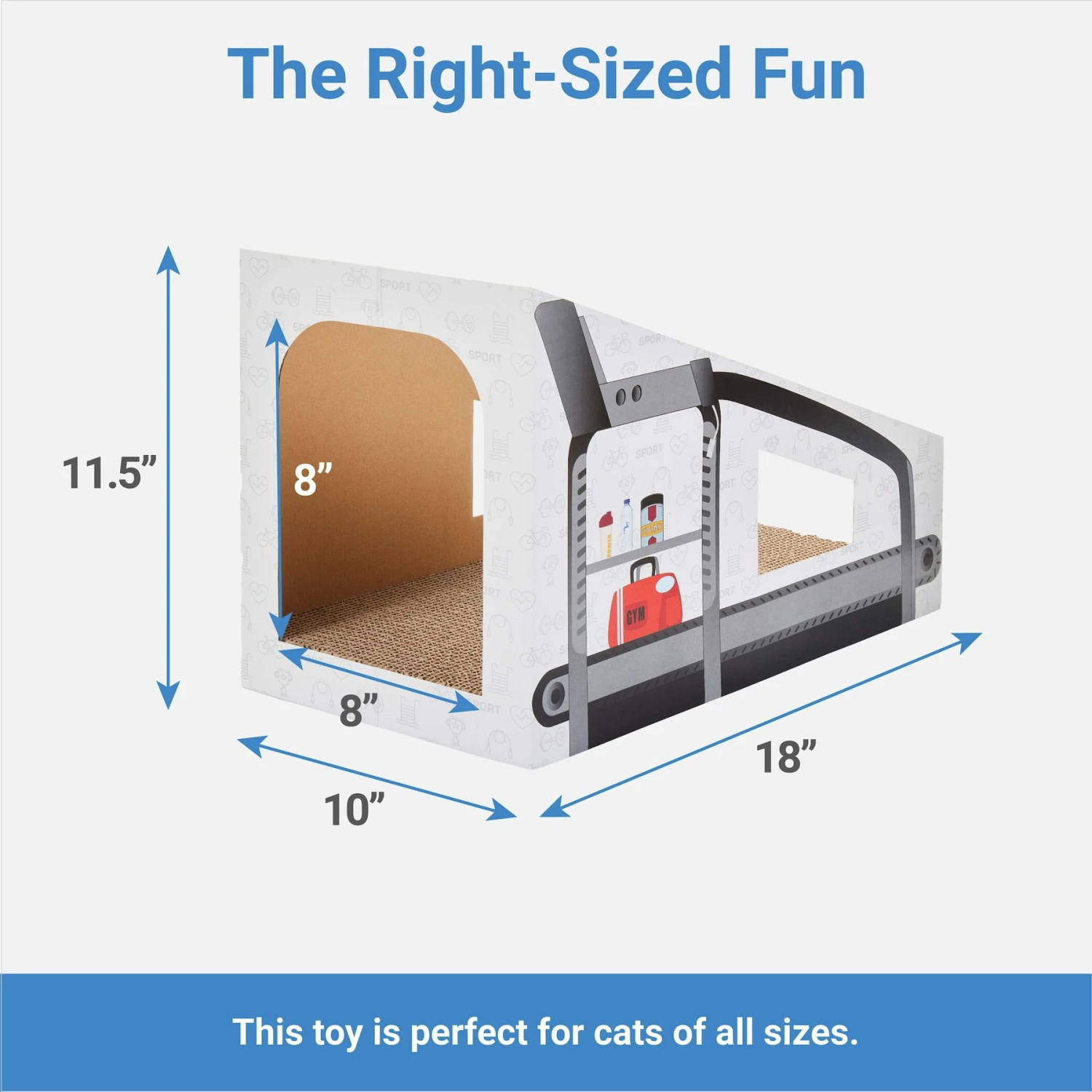 Frisco Treadmill Cardboard Cat House - Image 2