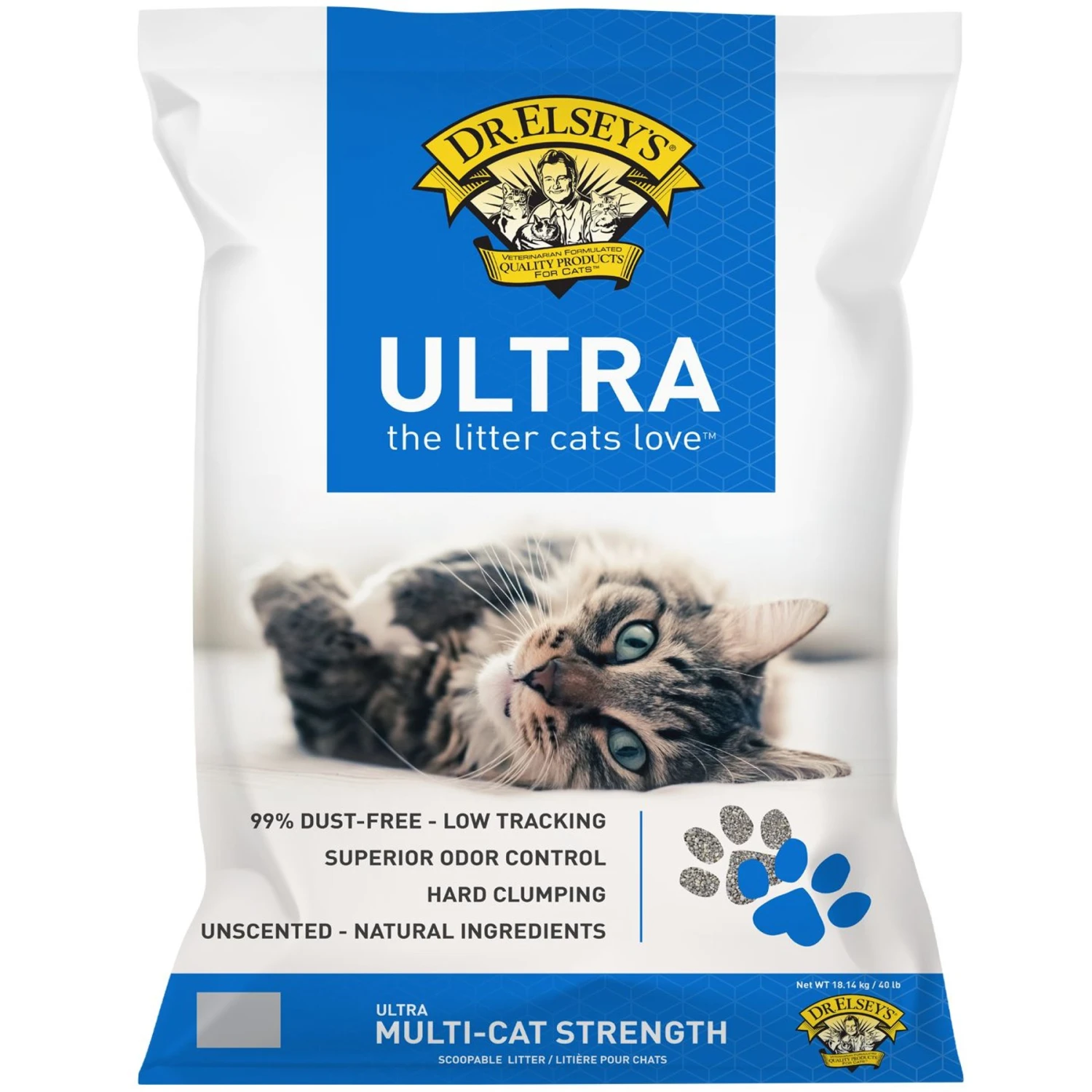 Frisco Butterfly Cat Tracks Cat Toy & Dr. Elsey's Ultra Unscented Clumping Clay Cat Litter - Image 6