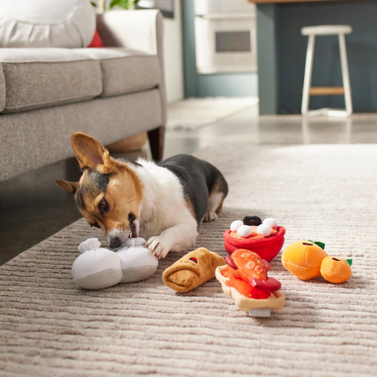 Frisco Lunar New Year Good Fortune Food Plush Squeaky Dog Toy - Image 3