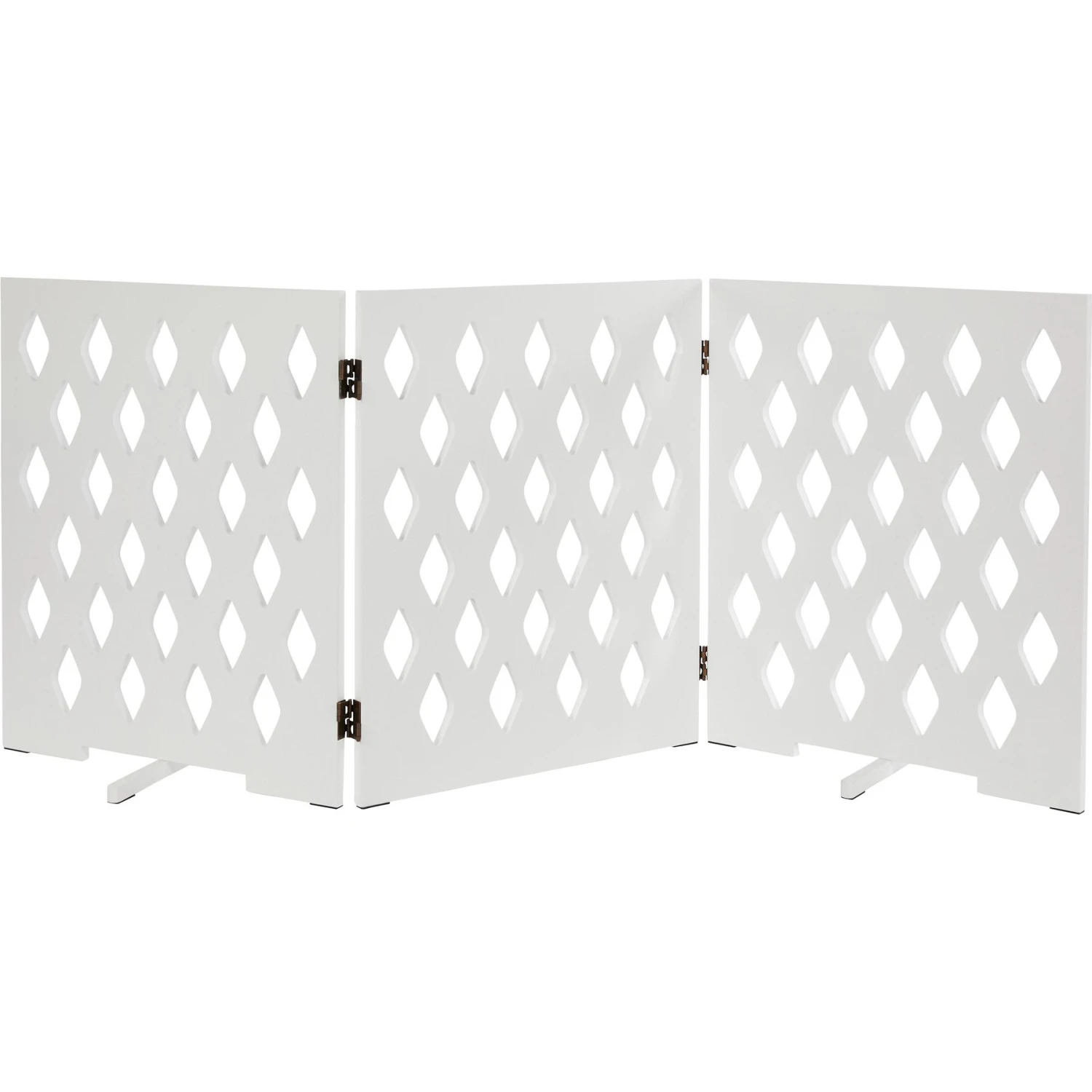Frisco Deco Diamond Shape 3-Panel Dog Gate - Image 3