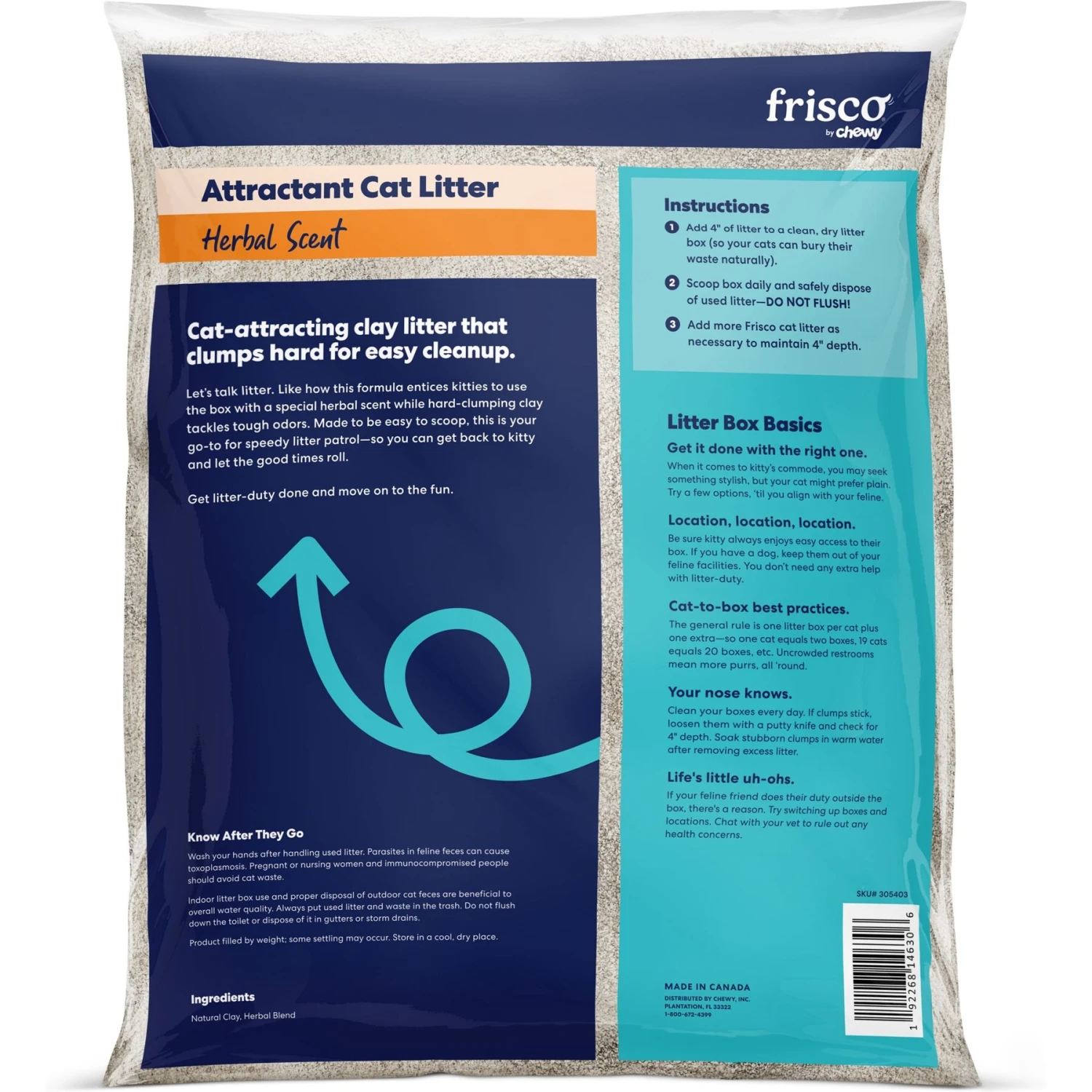 Frisco Attractant Multi-Cat Clumping Clay Cat Litter - Image 3