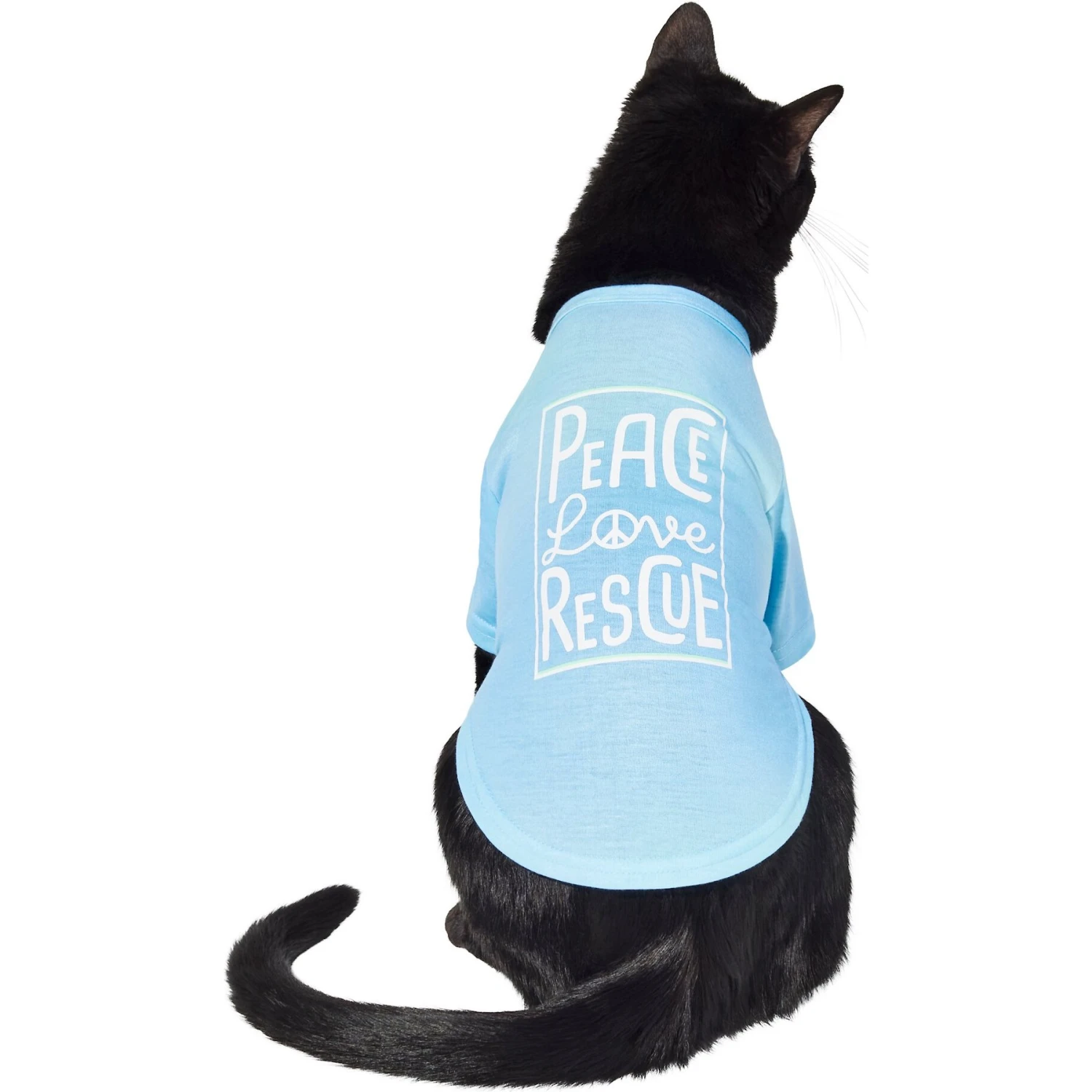 Frisco Peace Love Rescue Dog & Cat T-Shirt - Image 3