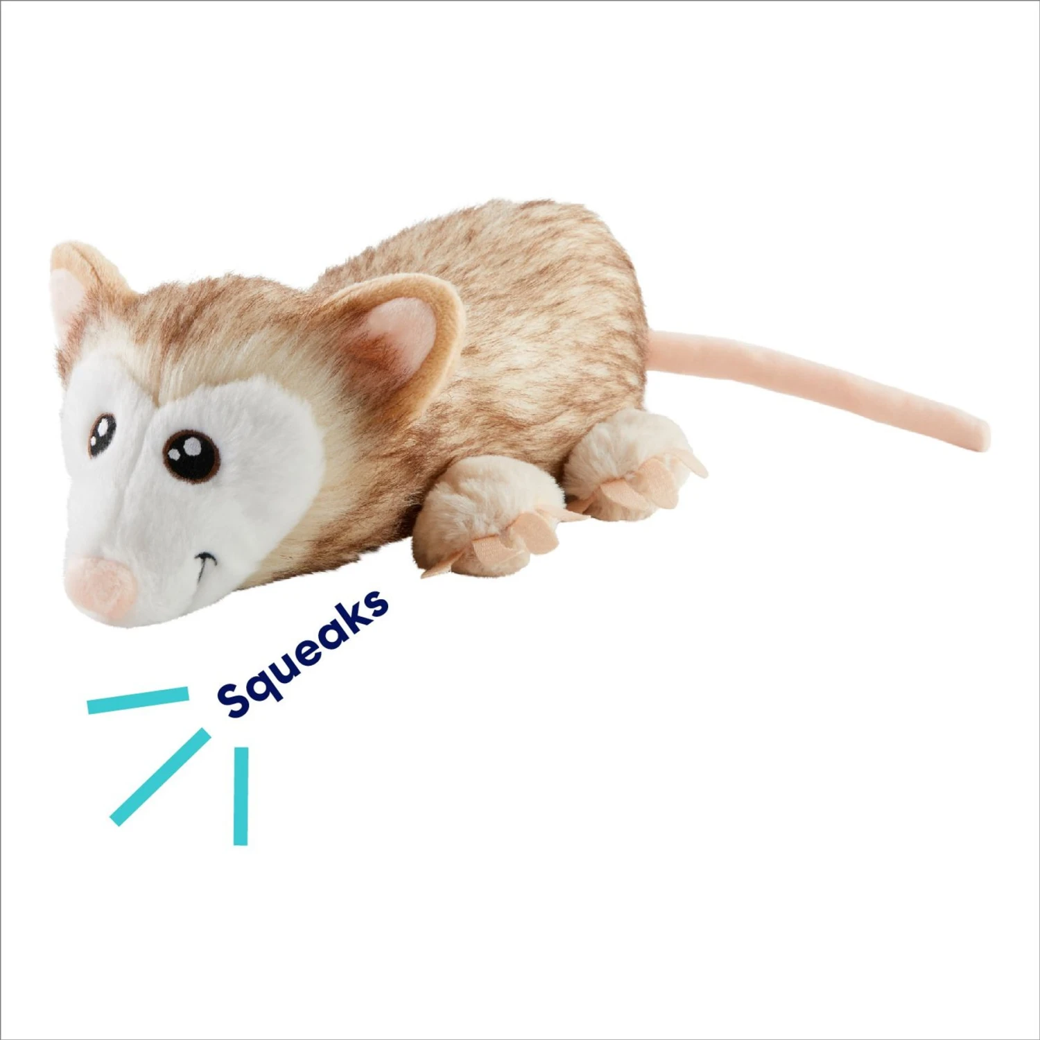 Frisco Realistic Opossum Plush Squeaky Dog Toy - Image 3
