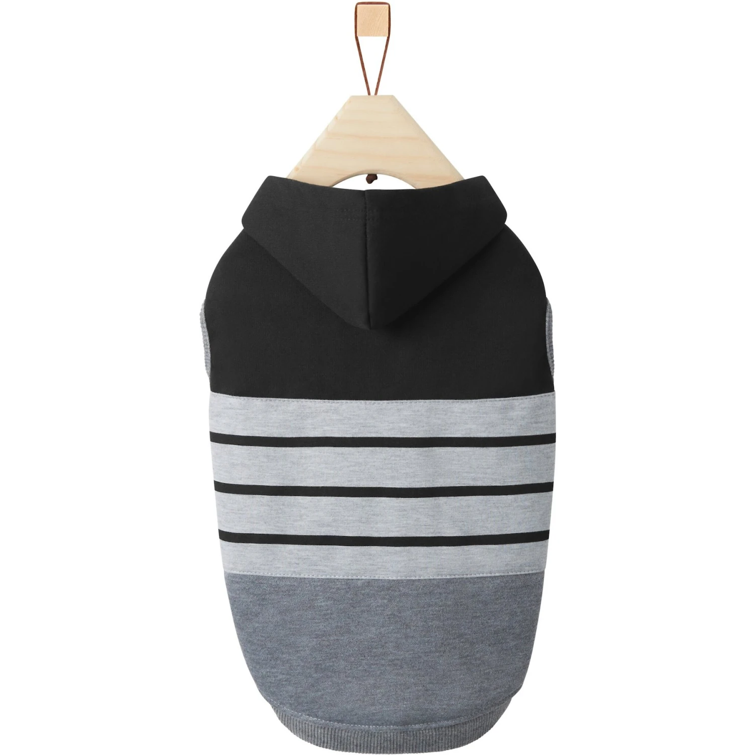 Frisco Gray Striped Dog & Cat Hoodie - Image 4
