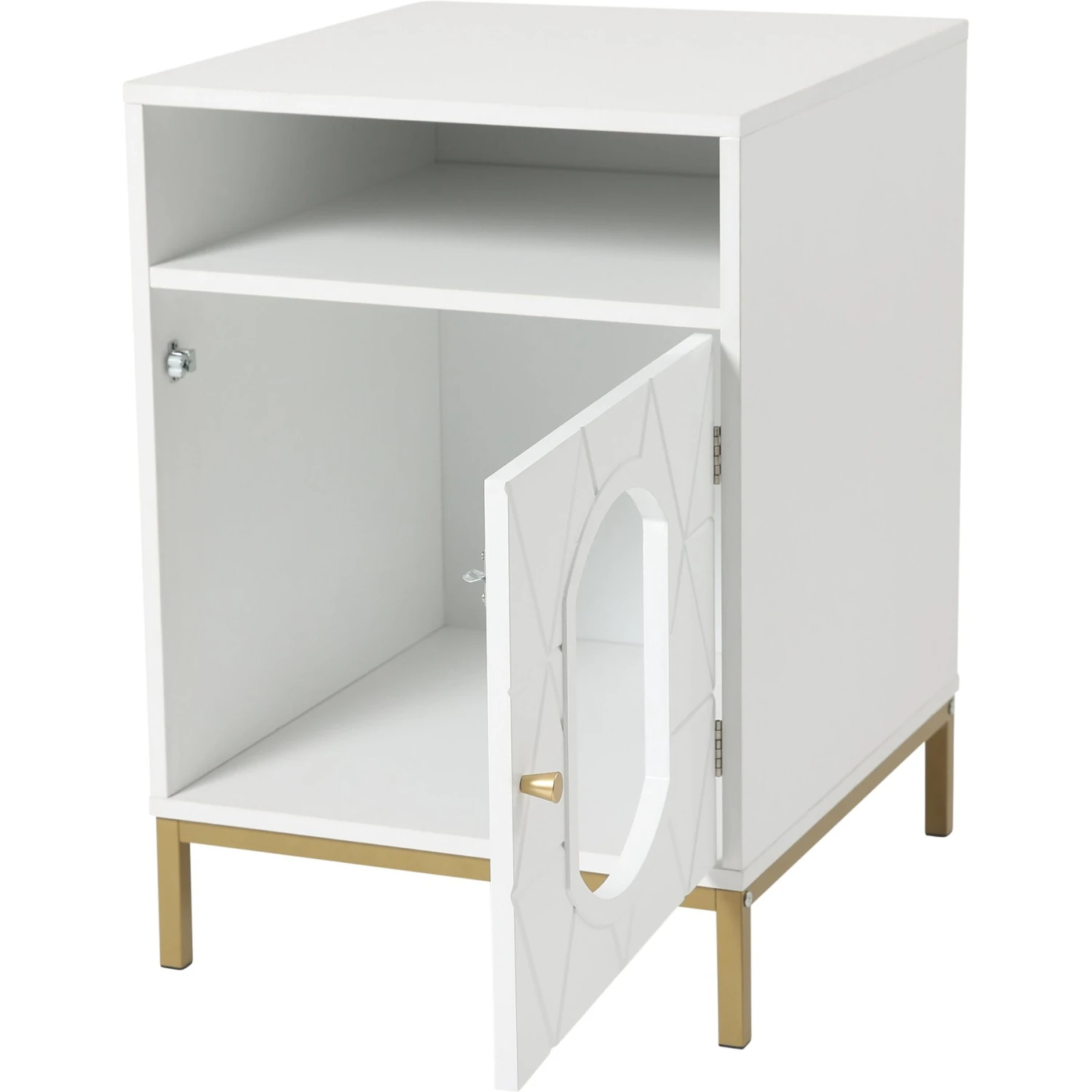 Frisco Elevated Side Table Litter Box Cover - Image 2