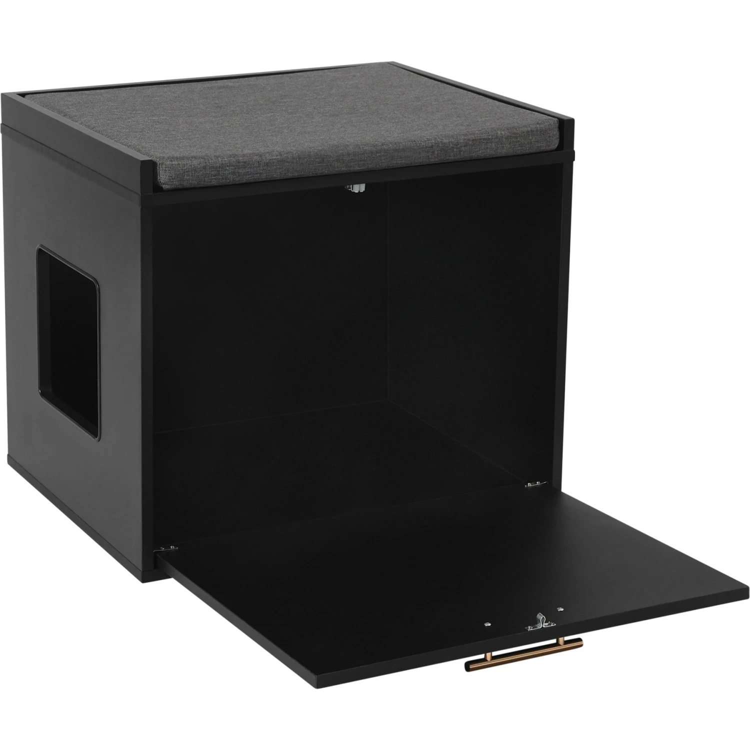 Frisco Drop Down Door Bench Cat Litter Box Cover - Image 2