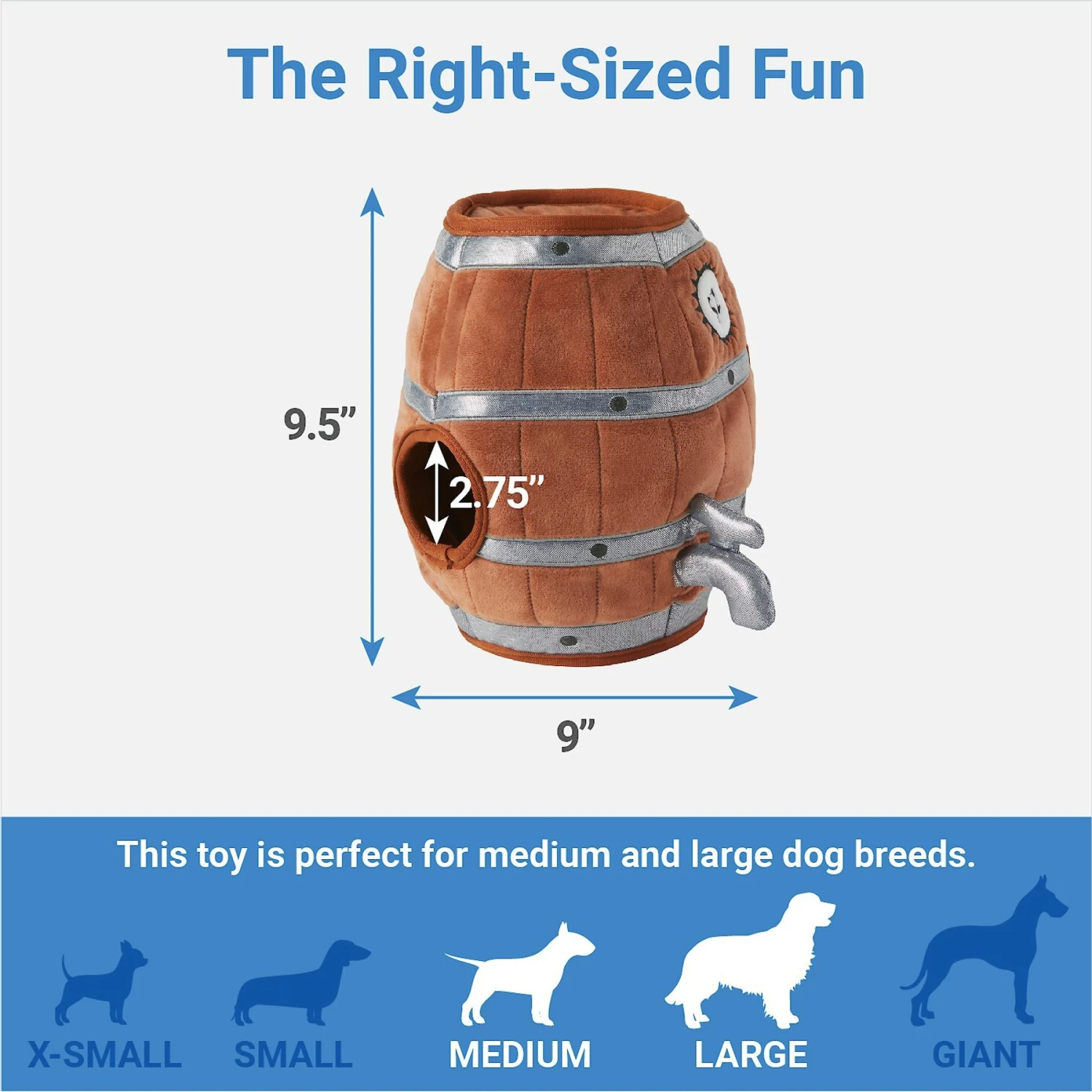 Frisco Beer & Keg Plush Squeaky Dog Toy, 4 Count - Image 3