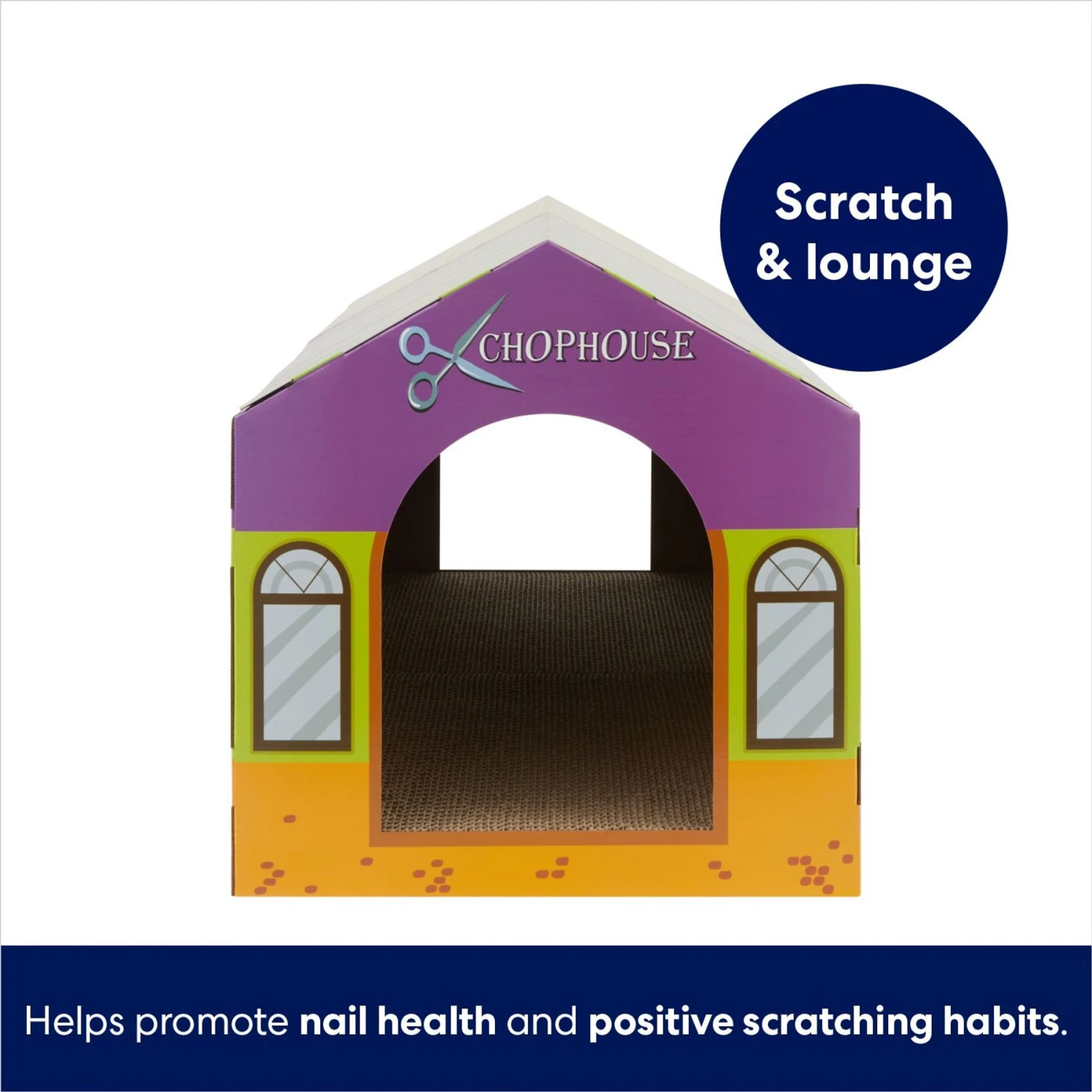 Frisco Halloween A-Paw-Thecary & Chop House Cardboard Cat House With Catnip - Image 3