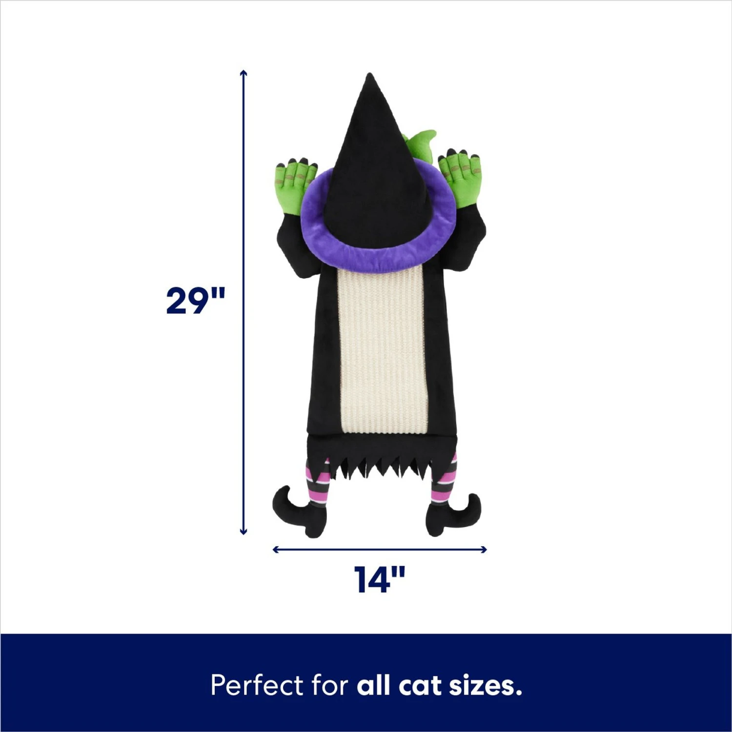 Frisco Halloween Witch Doorknob Hanger Cat Toy With Catnip - Image 2
