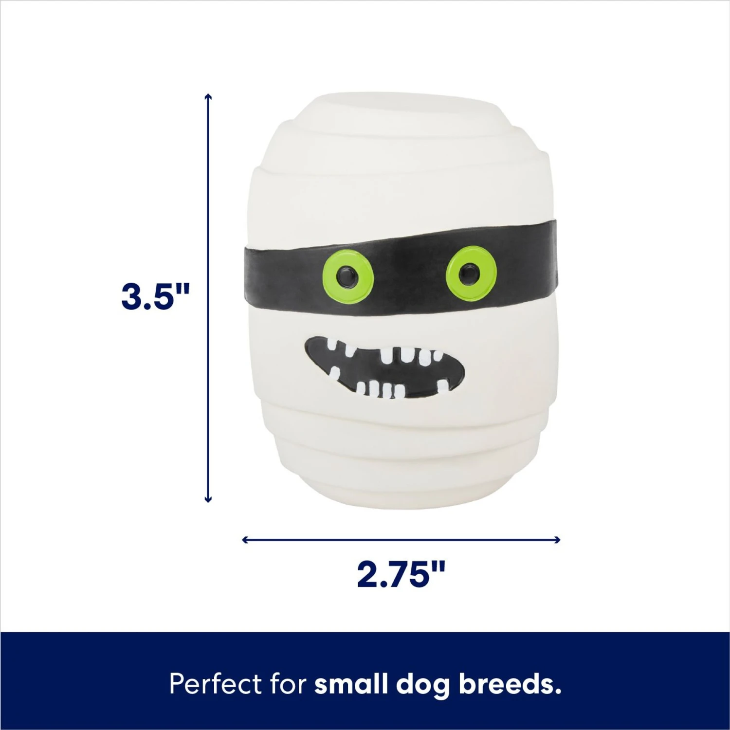 Frisco Halloween Mummy Latex Squeaky Dog Toy - Image 2