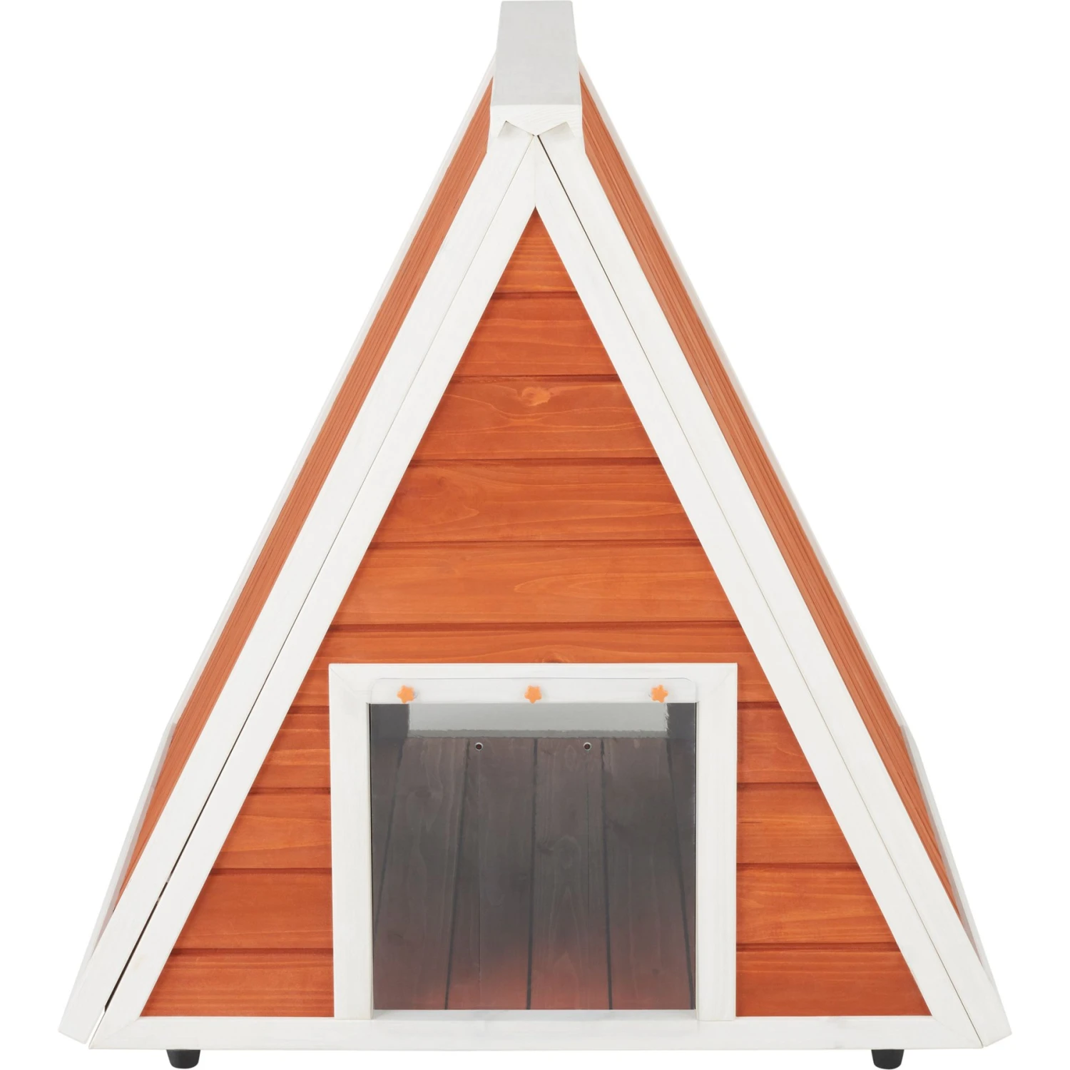 Frisco Outdoor Wooden A-Frame Cat House - Image 3