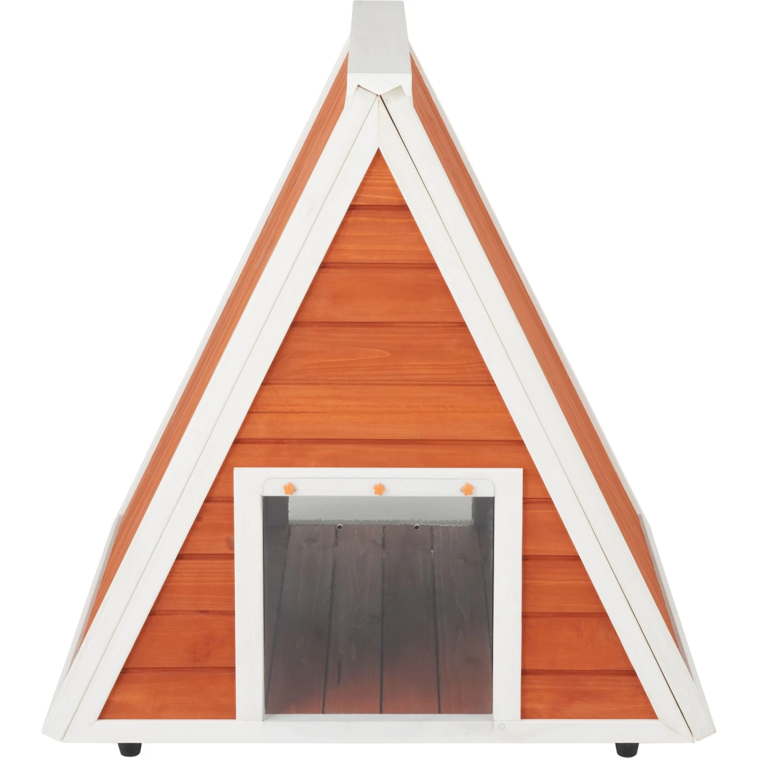 Frisco Outdoor Wooden A-Frame Cat House - Image 5