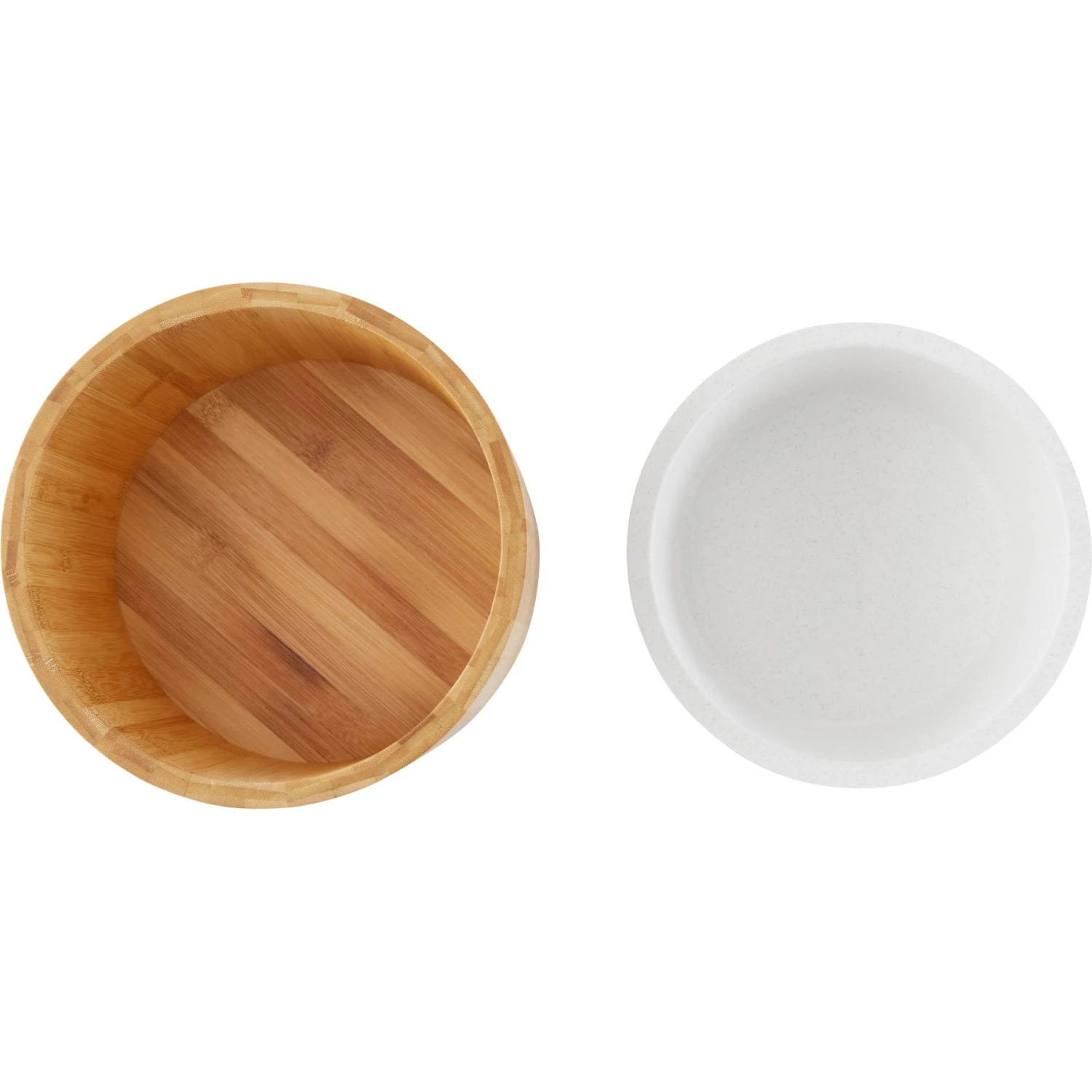 Frisco Elevated Non-Skid Bamboo Melamine Dog Bowl With Bamboo Stand - Image 3