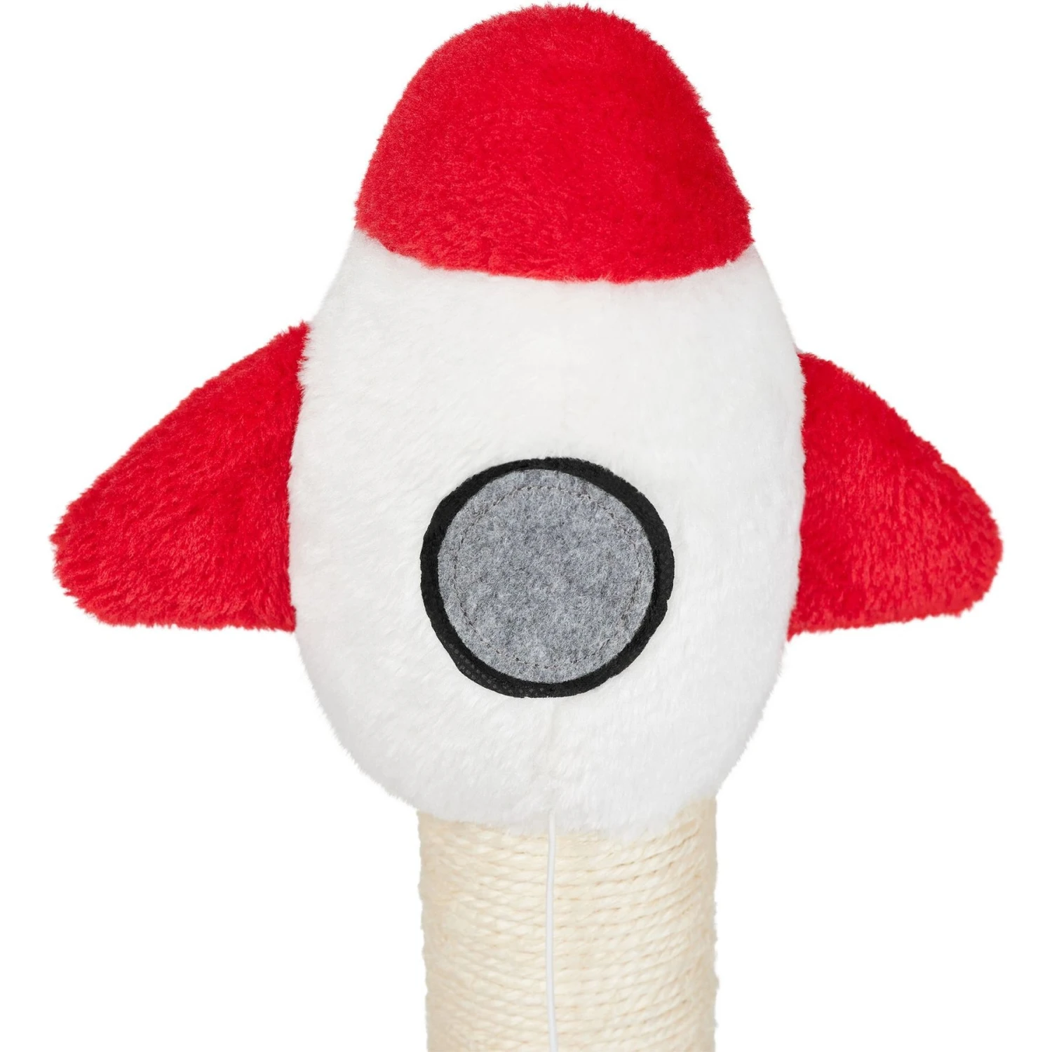 Frisco Rocket Ship 23" Sisal Cat Scratching Post With Play Base - Image 3