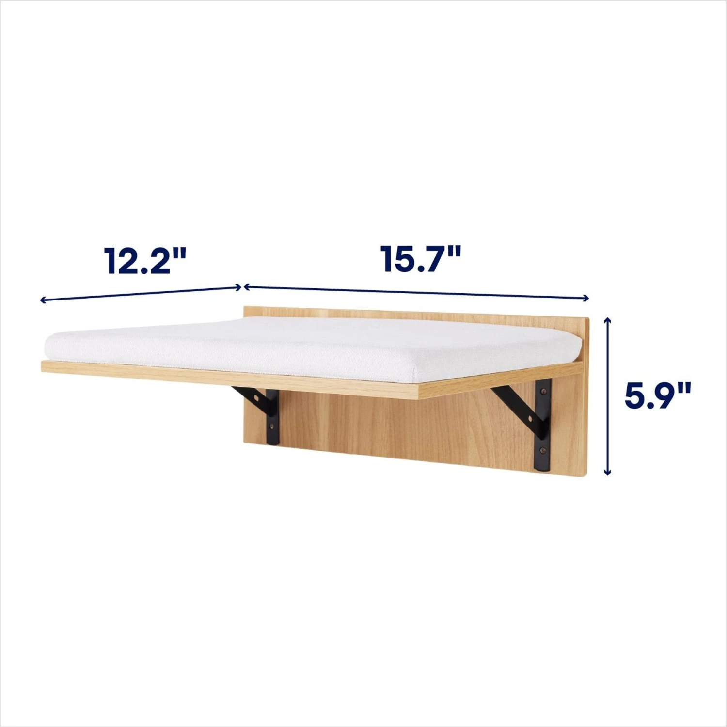 Frisco Cushioned Wall Mounted Cat Wall Shelf - Image 2