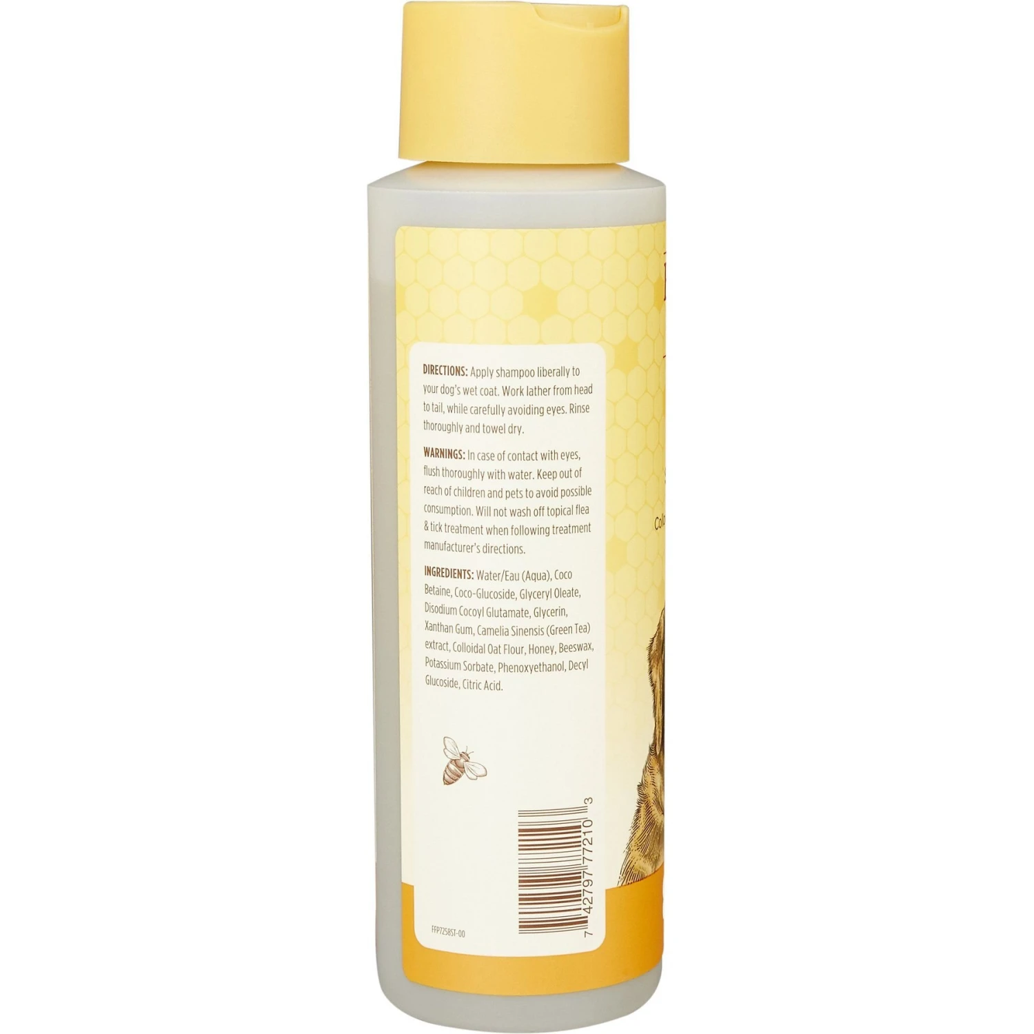 Burt's Bees Oatmeal With Colloidal Oat Flour & Honey Dog Shampoo & Frisco Microfiber Grooming Glove - Image 3