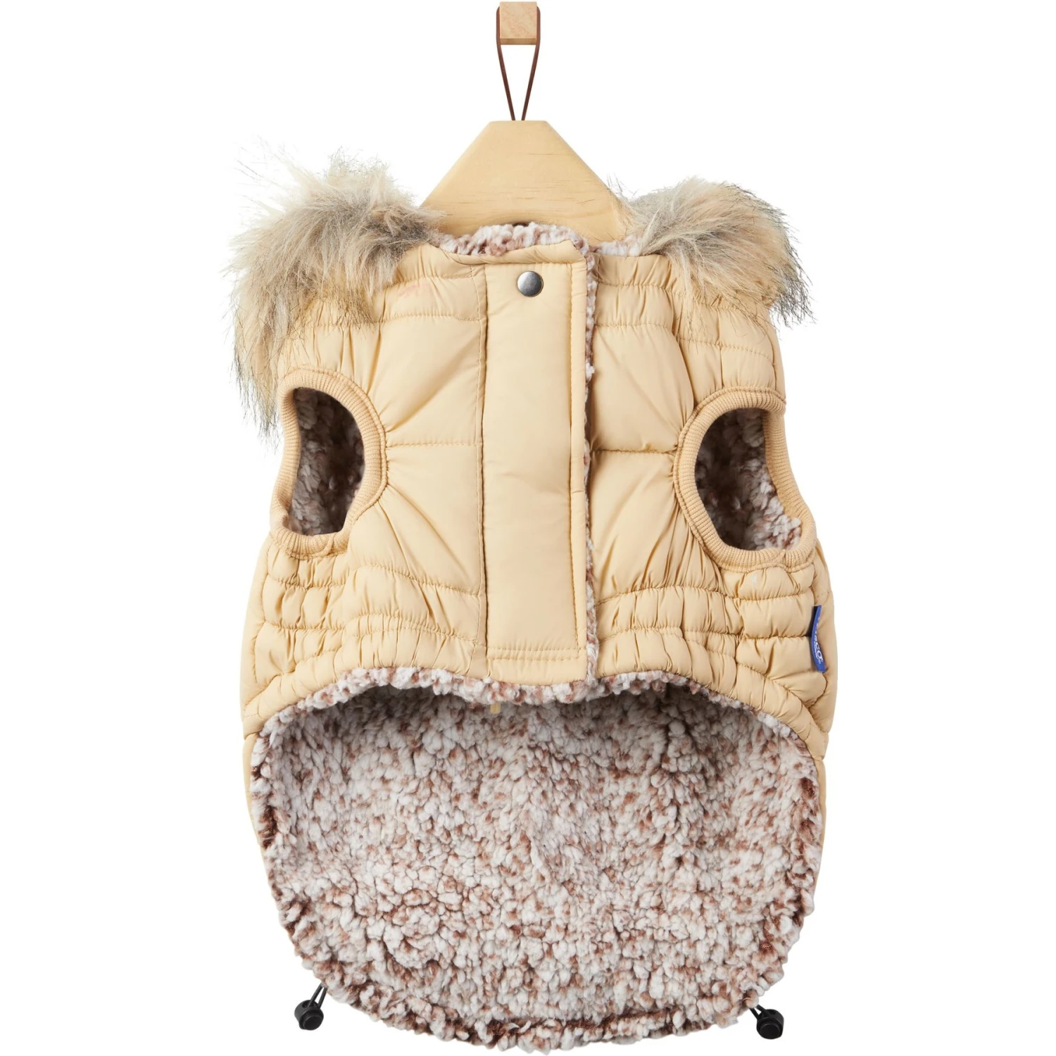 Frisco Heavy Weight Matte Quilted Dog & Cat Parka With Cozy Fleece Lining - Image 5