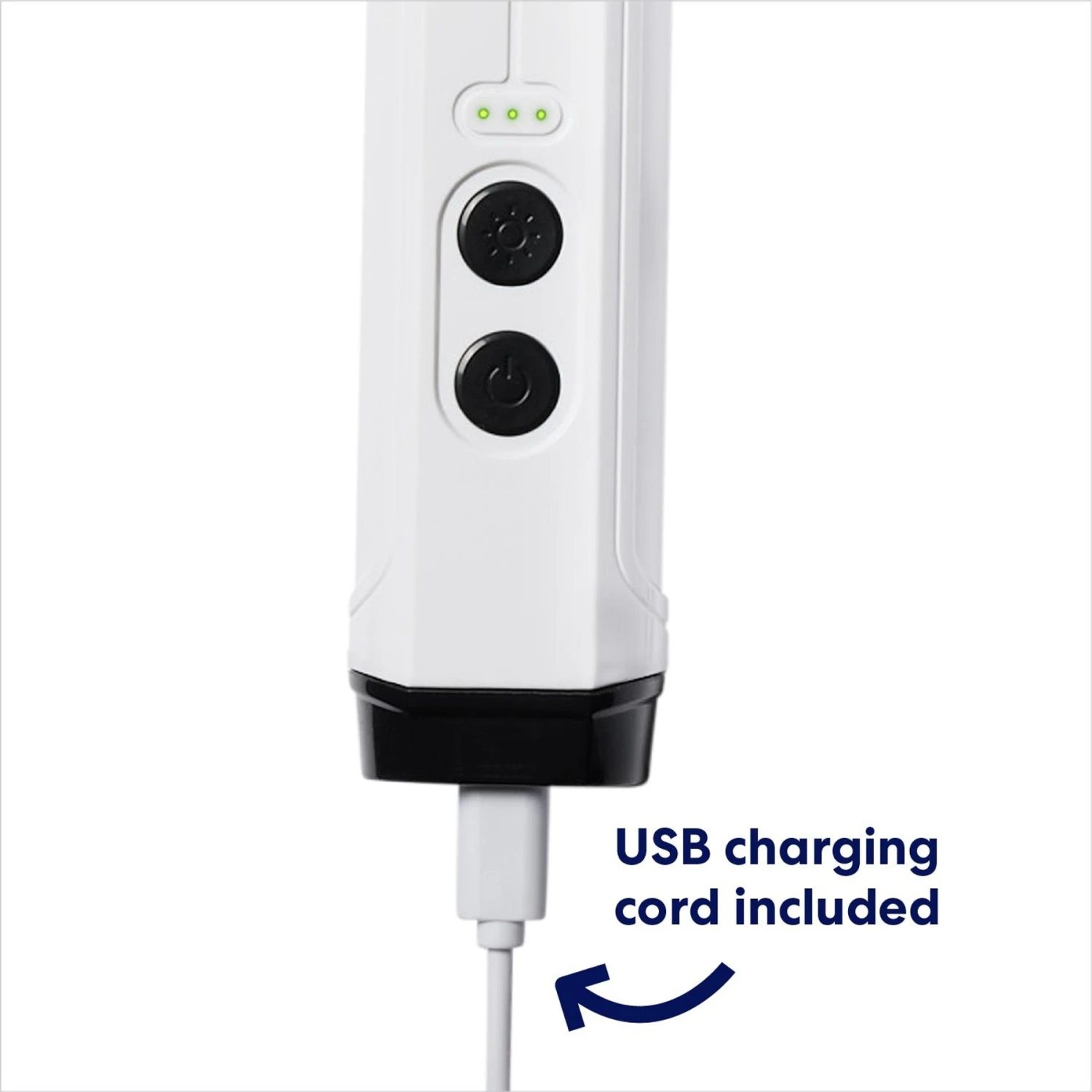 Rechargeable Cordless Cat & Dog 3-Speed Nail Grinder, White - Image 4