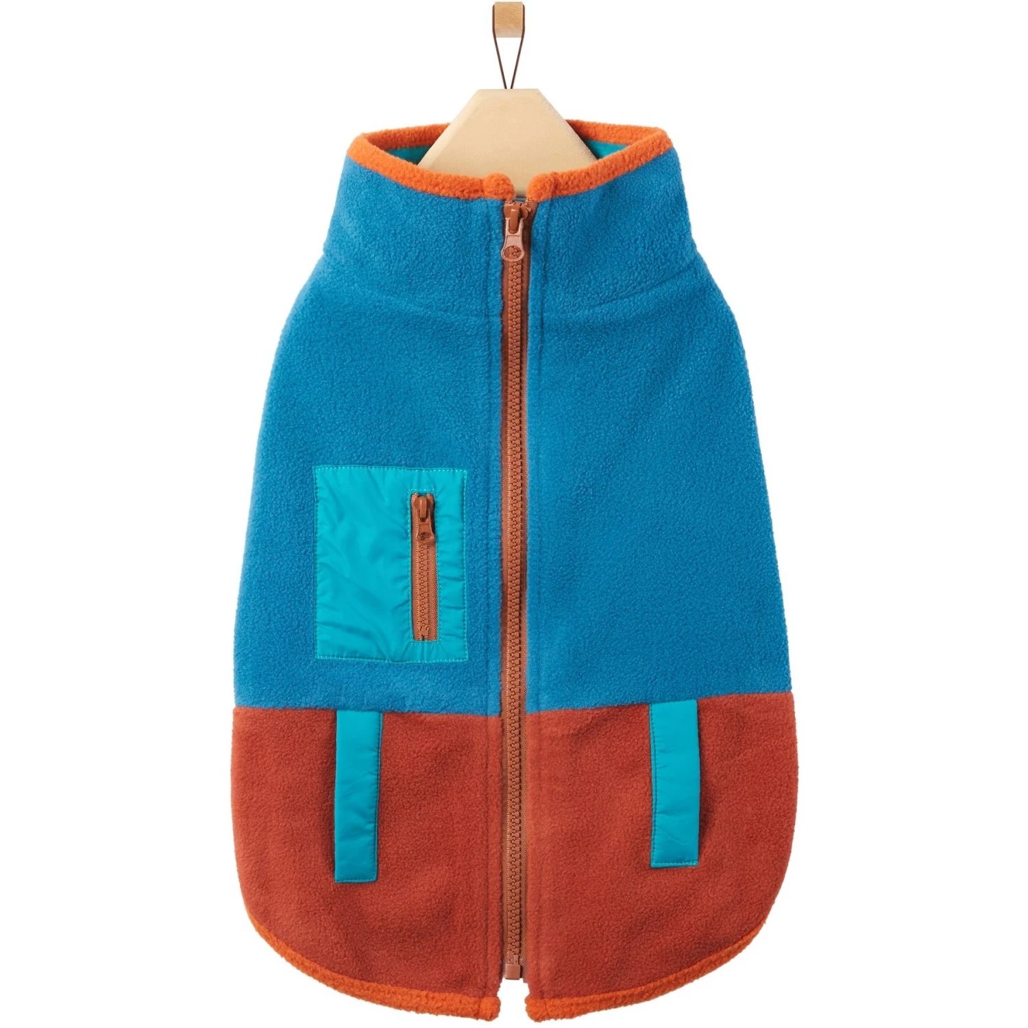 Frisco Light Weight Utility Colorblock Fleece Dog & Cat Vest - Image 4