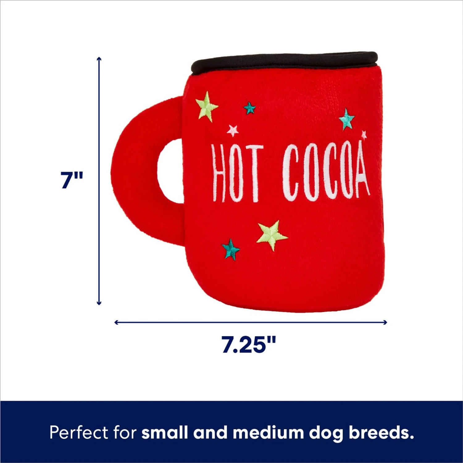 Frisco Holiday Hot Cocoa Hide & Seek Puzzle Plush Squeaky Dog Toy & Frisco Holiday North Pole Mailbox Hide & Seek Puzzle Plush Squeaky Dog Toy - Image 3